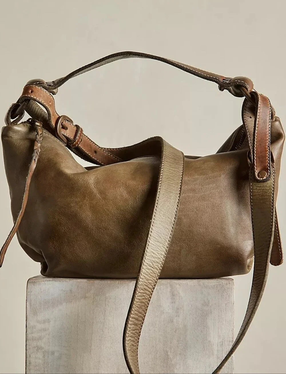 NEW!!! We The Free Addison Shoulder Bag, One Size Color: Olive, Retail $698.00